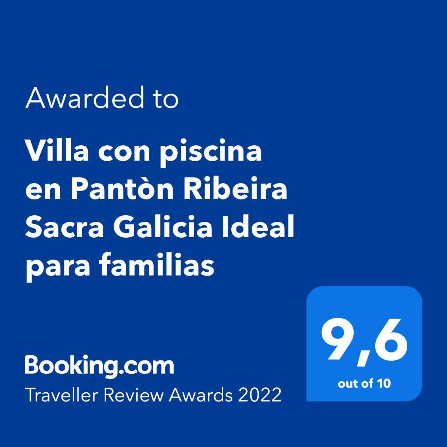 Villa Con Piscina En Panton Ribeira Sacra Galicia Ideal Para Familias エクステリア 写真